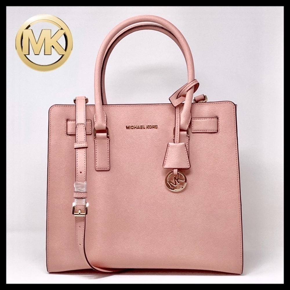 Michael Kors Dillon Large Top Zip Saffiano Leather Satchel